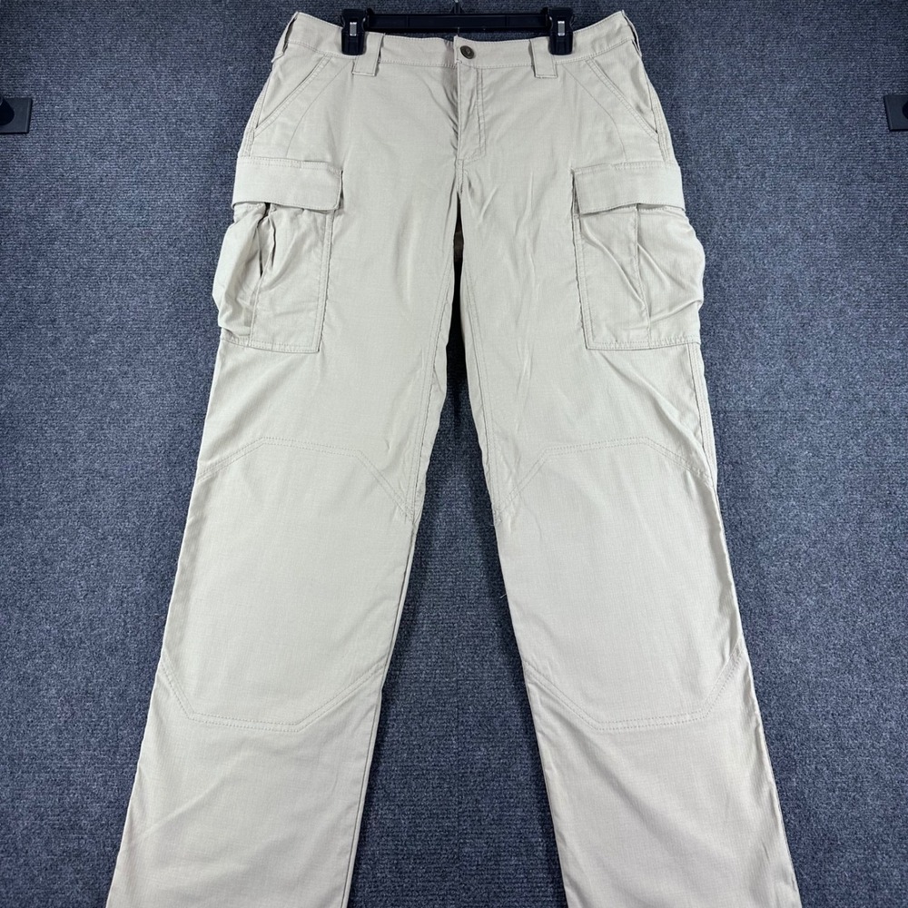 First Tactical Cargo Pants Womens 14/T 14 Tall Tan Khaki Ripstop Work Duty